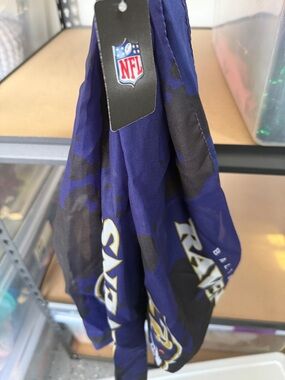 NFL Baltimore Ravens Purple and Black Team Scarf